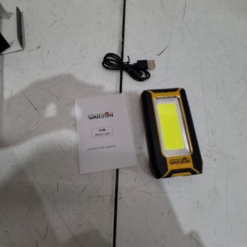 WARSUN WORK LIGHT - BLACK / YELLOW (MODEL: Y36) image 3