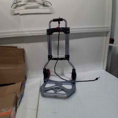 PORTABLE FOLDING HAND TRUCK - 176LBS CAP - GRAY image 2
