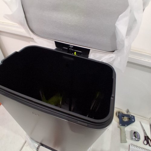 EKO MADISON STEP TRASH CAN - 50L - WHITE - (MODEL: EK9361) image 3