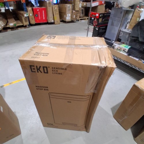 EKO MADISON STEP TRASH CAN - 50L - WHITE - (MODEL: EK9361) image 4
