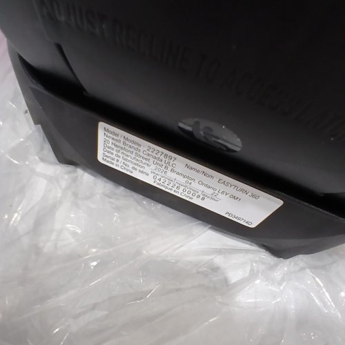 GRACO EASYTURN 360 2-IN-1 CONVERTIBLE CAR SEAT - CYRAN BLACK/GREY (MODEL: 2227897) image 4