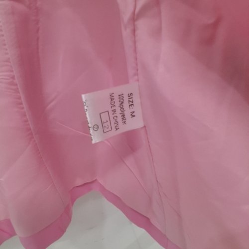 GIRLS SUNNYOO NOTCH COLLAR OPEN FRONT BLAZER SUIT JACKET - MEDIUM - PINK image 2