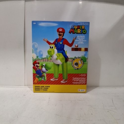 kid's DISGUISE MARIO AND YOSHI COSTUME - ONE SIZE, 43" - 53.5" HEIGHT, 25" - 29" CHEST - GREEN (STYLE:: 1851487) image 5