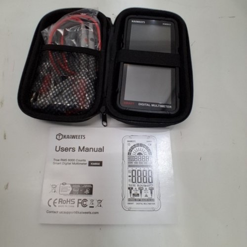 KAIWEETS SMART DIGITAL MULTIMETER - 6000 COUNTS - BLACK (MODEL: KM602) image 4