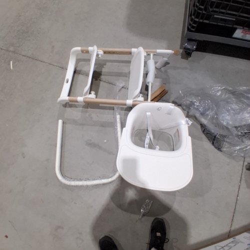 EVENFLO RIGHTSEAT MULTISTAGE HIGH CHAIR - 25" X 18.6" X 31.9" - WHITE (MODEL: HC100122518) image 2