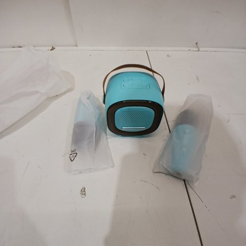 KID'S NOTOKA MINI KARAOKE SPEAKER & MICROPHONE SET - LIGHT BLUE (MODEL: D8) image 3