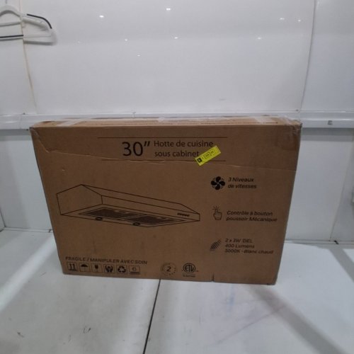 OVO UNDER THE CABINET RANGE HOOD WITH 3 SPEEDS - 700 CFM - 3000K - 30" - STAINLESS STEEL (MODEL: OV-1016) image 10