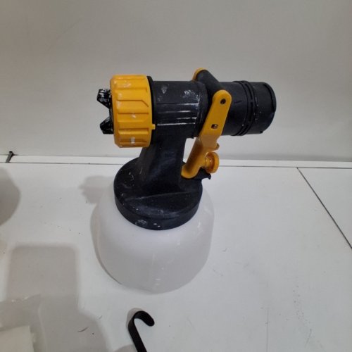 HOYOA CORDLESS PAINT SPRAYER GUN WITH DEWALT 20V BATTERY - 1300ML - YELLOW/BLACK (MODEL: KLB-014) image 3
