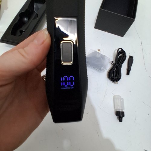 2-IN-1 BOMIC GROIN & BODY HAIR TRIMMER - BLACK (MODEL: 351) image 3