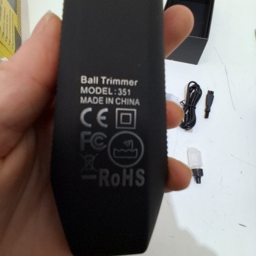 2-IN-1 BOMIC GROIN & BODY HAIR TRIMMER - BLACK (MODEL: 351) image 4