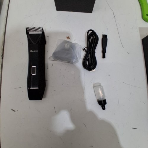 2-IN-1 BOMIC GROIN & BODY HAIR TRIMMER - BLACK (MODEL: 351) image 5