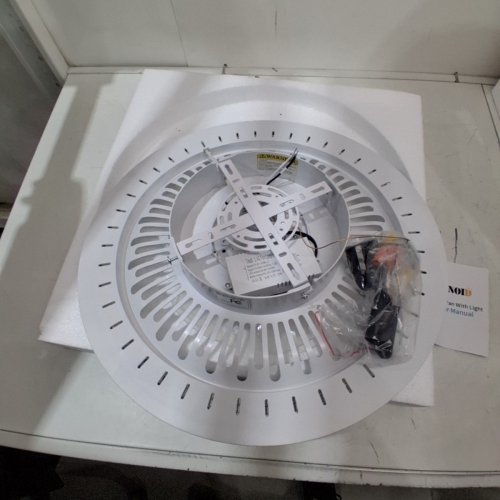 SPNOID CEILING FAN WITH LIGHTS AND REMOTE - 20" - WHITE image 2