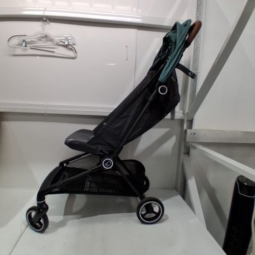 EVENFLO HUMMINGBIRD ULTRA-LIGHTWEIGHT CARBON FIBER STROLLER - 55 WEIGHT CAP - CASLON GREEN/BLACK (MODEL: ST300112523) image 2