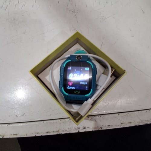 KIDS SMARTWATCH WITH CAMERA AND FLASHLIGHT, BLACK/BLUE image 3