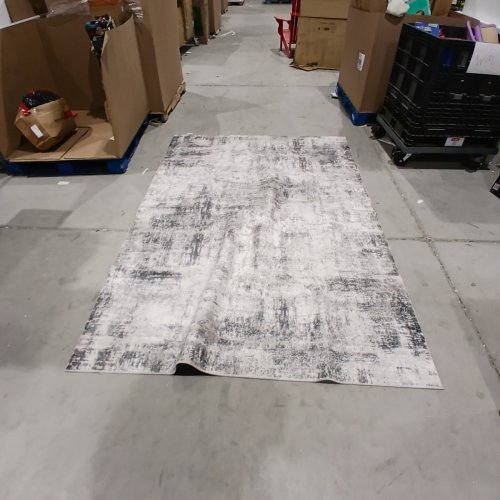 WYATT & ASH IMAGINE CHENILLE WASHABLE AREA RUG - 9FT X 6FT - GREY (MODEL: 1737288) image 2