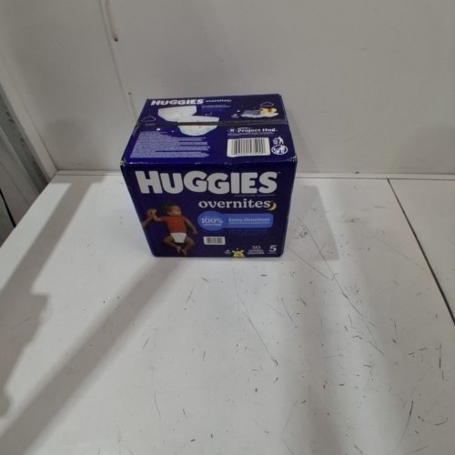 50PK HUGGIES OVERNITES NIGHT-TIME BABY DIAPERS -SIZE 5 image 2