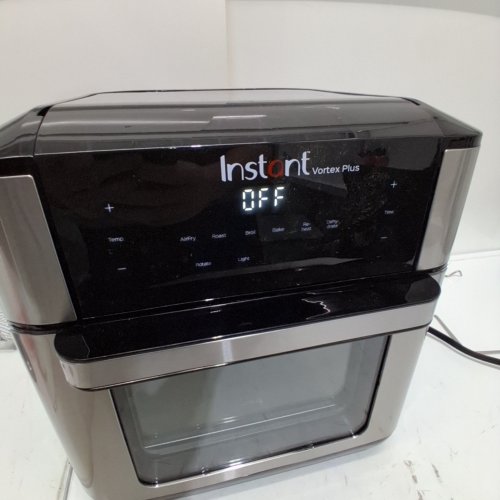 INSTANT POT VORTEX PLUS 10-QUART 7-IN-1 AIR FRYER OVEN WITH ROTISSERIE BASKET - SILVER/BLACK (MODEL: VORTEX PLUS 10) image 2
