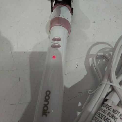 CONAIR DOUBLE CERAMIC CURLING IRON - 1 1/4" BARREL - WHITE/ROSE GOLD (MODEL: CD702GNRC/CD702LC) image 2