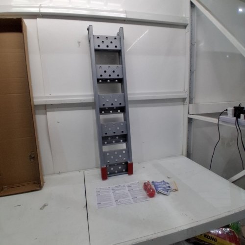 LIEKUMM FOLDING LOADING RAMP FOR PICKUP TRUCKS - 83" - 480LBS MAX - SILVER (MODEL: SRX83F) image 2