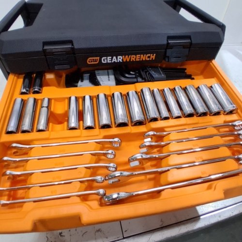 232PC GEARWRENCH MECHANICS TOOL SET - 1/4" AND 3/8" DRIVE - BLACK AND ORANGE (MODEL: GW72LLCBMTS) image 6