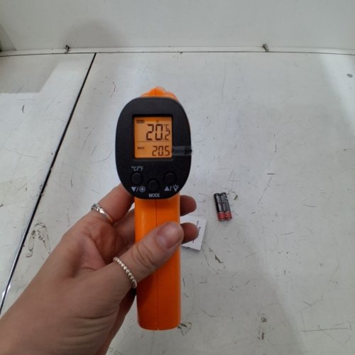 TEMPPRO INFRARED THERMOMETER GUN - 1022°F MAX - ORANGE/BLACK (MODEL: TP30) image 3