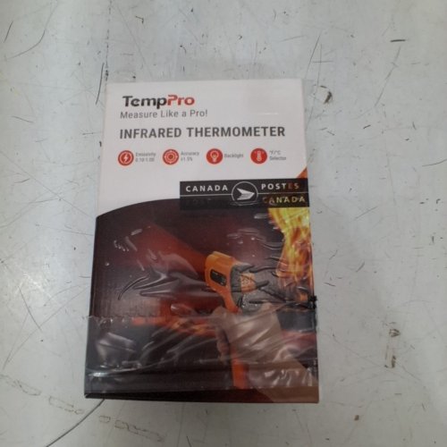 TEMPPRO INFRARED THERMOMETER GUN - 1022°F MAX - ORANGE/BLACK (MODEL: TP30) image 4