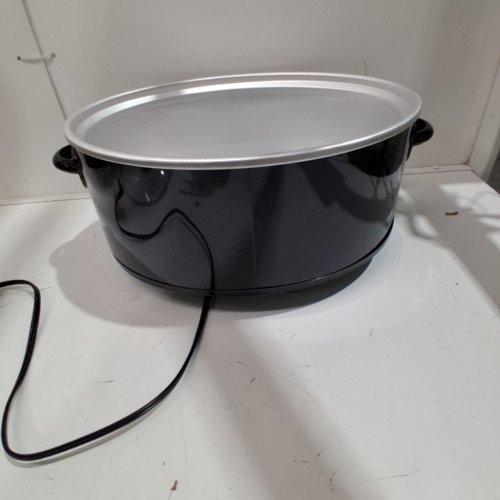 CROCKPOT MANUAL OVAL SLOW COOKER - 8QT - BLACK (MODEL: SCV800) image 5