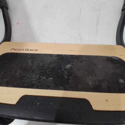 UPPABABY PIGGYBACK RIDE-ALONG QUICK ATTACHMENT BOARD FOR VISTA (2015-2019)/VISTA V2/VISTA V3 STROLLERS - 55LB CAPACITY - BLACK/BROWN (MODEL: 0217) image 3
