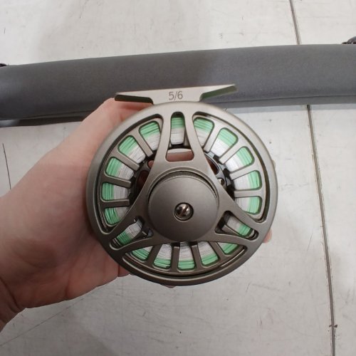 BPS FLY FISHING ROD AND REEL & CASE- 5/6 - GRAY image 4