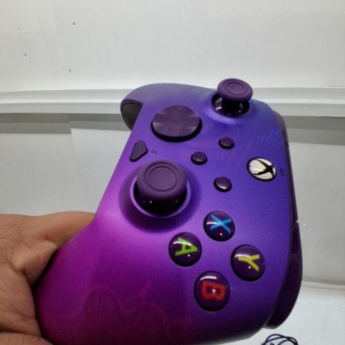 PDP GAMING REMATCH ADVANCED WIRED CONTROLLER - FOR XBOX SERIES X|S, XBOX ONE, PC, CUSTOMIZABLE, APP SUPPORTED - PURPLE FADE image 5