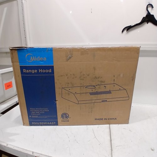 MIDEA UNDER CABINET CONVERTIBLE SLIM RANGE HOOD WITH 3-SPEED EXHAUST - 30" / 120V - STAINLESS STEEL (MODEL: MVU30W4AST) image 5