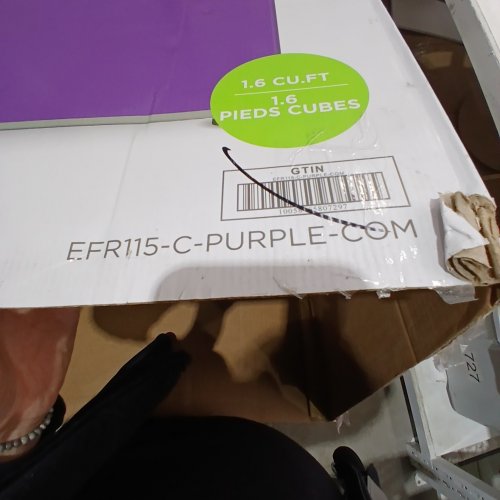 FRIGIDAIRE COMPACT MINI FRIDGE - 1.6 CU. FT - PURPLE (MODEL: EFR115-C-PURPLE) image 3