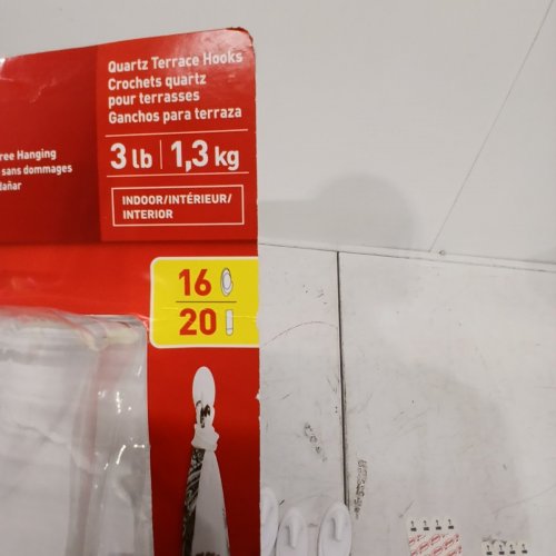32PC 3M COMMAND UTILITY QUARTZ TERRACE HOOKS - WHITE (MODEL: 1704136) image 4