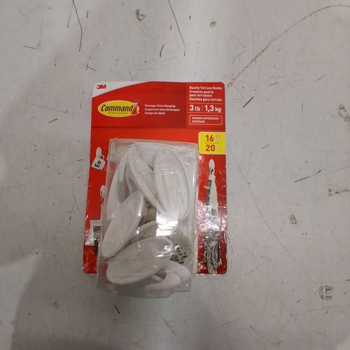 32PC 3M COMMAND UTILITY QUARTZ TERRACE HOOKS - WHITE (MODEL: 1704136) image 5