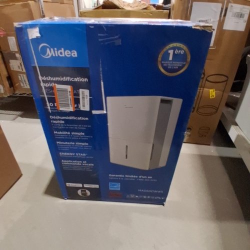 MIDEA ENERGY STAR CERTIFIED DEHUMIDIFIER WITH REUSABLE AIR FILTER AND APP CONTROL - 4500 SQ.FT - 23.6L - WHITE (MODEL: MAD50C1AWS-A) image 6