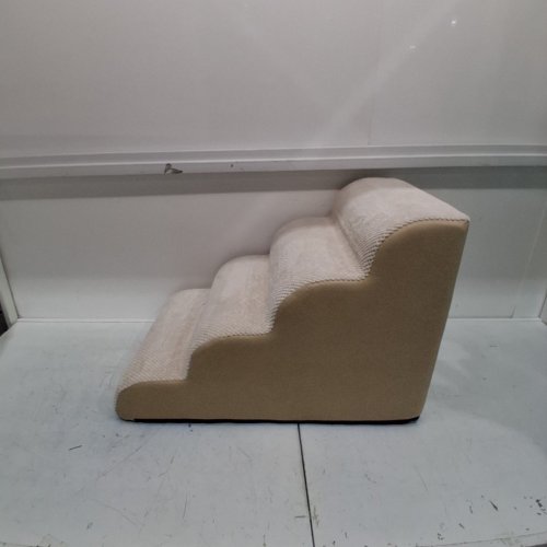 COZY KISS 4-STEP DOG STAIRS FOR SMALL DOGS - 15.7X28.3X19.7 - BEIGE image 2