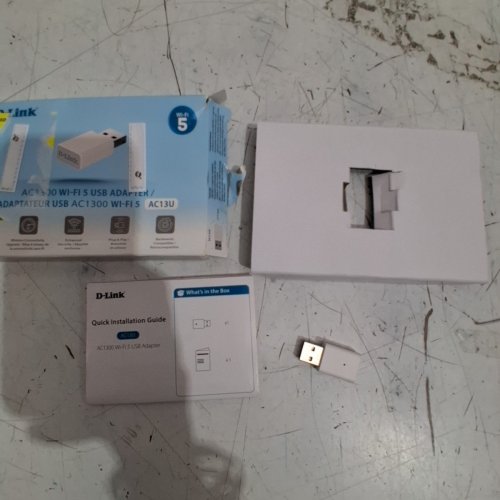 D-LINK USB WI-FI ADAPTER - AC1300 WI-FI 5 - WHITE (MODEL: AC13U) image 2