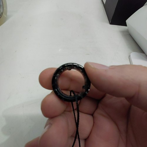 MUSE RING ONE SUPERBACKER BUNDLE - THE MOST ADVANCED SMART RING - SIZE 9 - ALL METAL TITANIUM - BLACK image 2