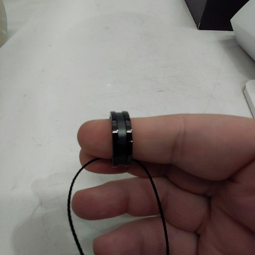 MUSE RING ONE SUPERBACKER BUNDLE - THE MOST ADVANCED SMART RING - SIZE 9 - ALL METAL TITANIUM - BLACK image 3