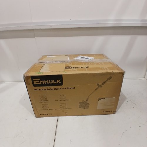 ENHULK CORDLESS ELECTRIC SNOW SHOVEL - 40V - 13.2" - BLUE/BLACK (MODEL: ASYSN02) image 4