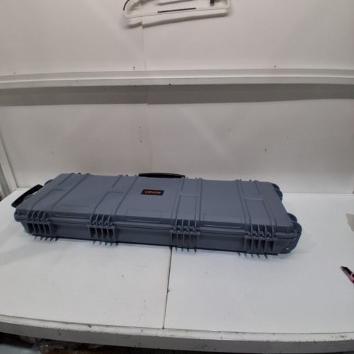TACTICAL HARD RIFLE CASE WITH PRE-CUT FOAMS - 40" X 13" - GREY - (MODEL: 1023313) image 3