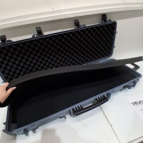 TACTICAL HARD RIFLE CASE WITH PRE-CUT FOAMS - 40" X 13" - GREY - (MODEL: 1023313) image 4