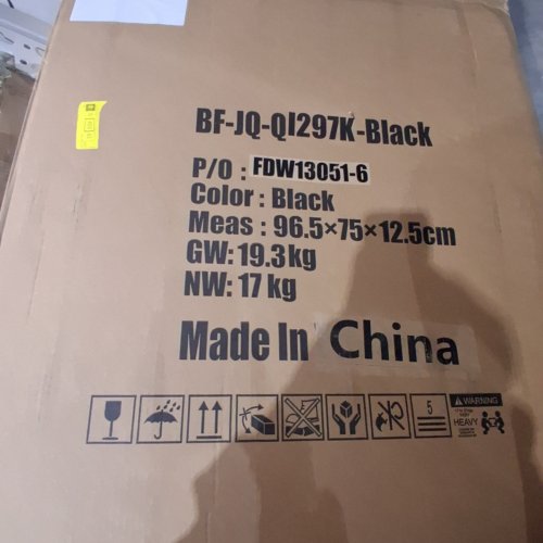 GIANTEX 2-IN-1 FOLDING METAL BED FRAME - KING/QUEEN - 660LBS CAP - BLACK (MODEL: BF-JQ-Q-1297K) image 6