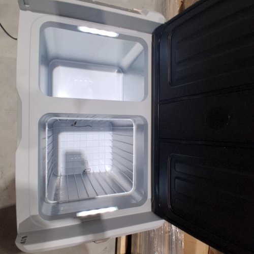 EUHOMY DUAL ZONE ELECTRIC PORTABLE COOLER - 12V/24V - 45L - BLACK/GREY (MODEL: ZBD-50D/CF024-50BL-CAEH) image 5