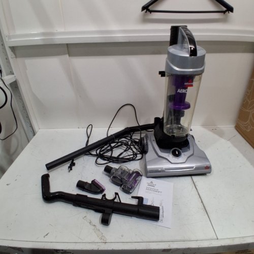 BISSELL AEROSWIFT TURBO UPRIGHT CORDED VACUUM WITH CLEANING TOOLS - PURPLE/GREY (MODEL: 1808B) image 3