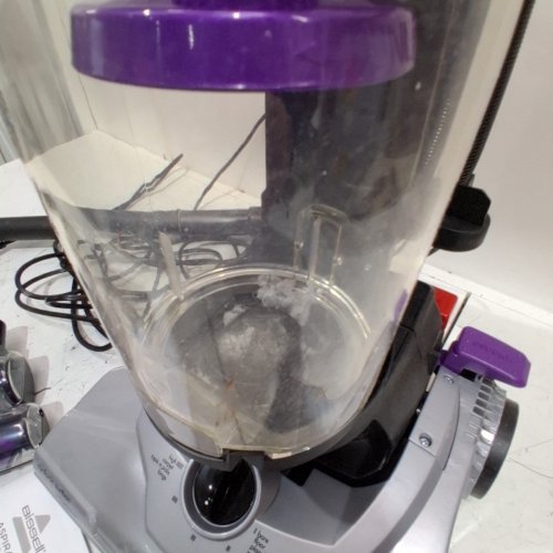 BISSELL AEROSWIFT TURBO UPRIGHT CORDED VACUUM WITH CLEANING TOOLS - PURPLE/GREY (MODEL: 1808B) image 4