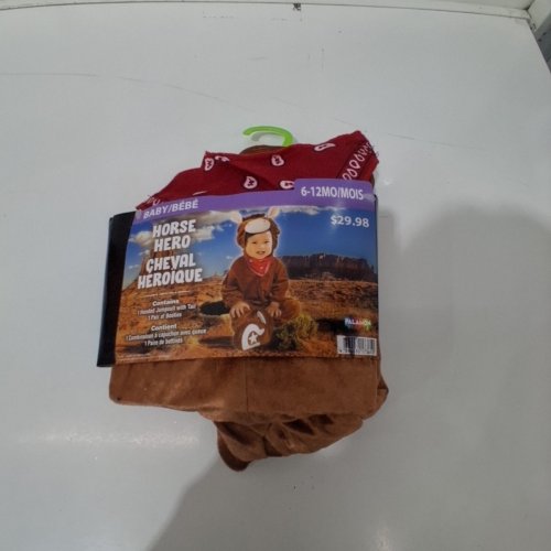 BABY PALAMON HORSE HERO COSTUME - 6-12 MONTHS - BROWN image 2