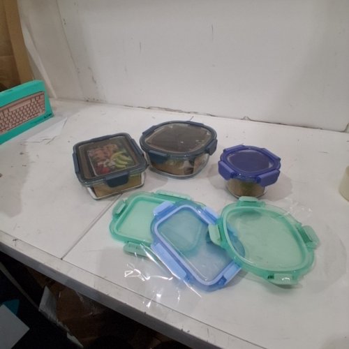 15PC ELLO GLASS FOOD STORAGE SET - MULTICOLOR (ITEM: 1969922) image 3