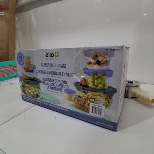 15PC ELLO GLASS FOOD STORAGE SET - MULTICOLOR (ITEM: 1969922) image 5
