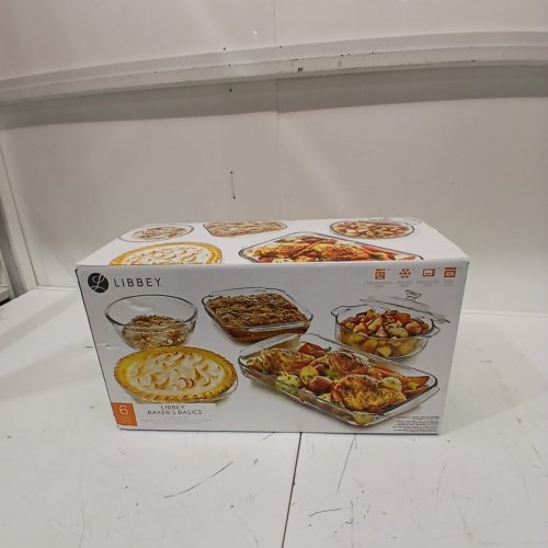 6PC LIBBEY BAKERS BASICS GLASSWARE DISH SET (MODEL: 56291) image 4